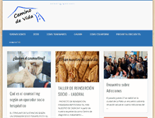 Tablet Screenshot of caminodevida.org.ar